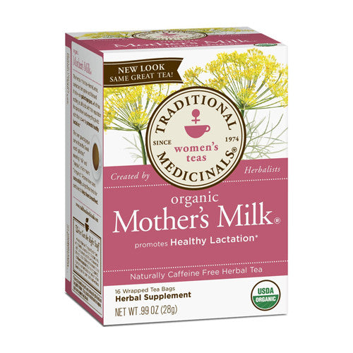 Traditional Medicinals Organic Mother Milk, Organic Tea Bags, 16 Ea, 0.99 Oz
